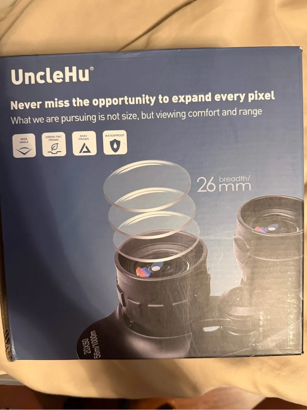 20x50 Black Binoculars - Pioneer Series
